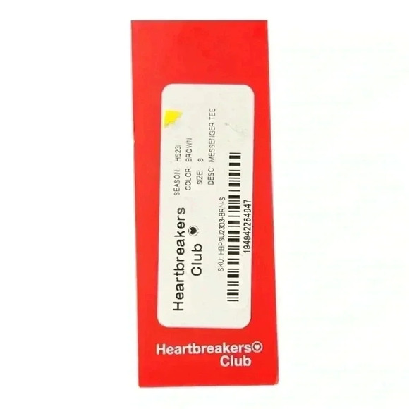 Primitive x Heart Breaker’s Club Brown and White Short Sleeve Tee - Picture 4 of 4